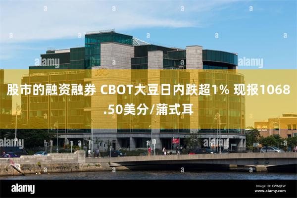 股市的融资融券 CBOT大豆日内跌超1% 现报1068.50美分/蒲式耳