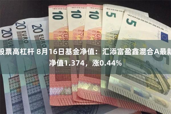 股票高杠杆 8月16日基金净值：汇添富盈鑫混合A最新净值1.374，涨0.44%