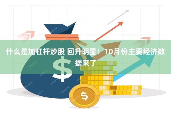 什么是加杠杆炒股 回升明显！10月份主要经济数据来了