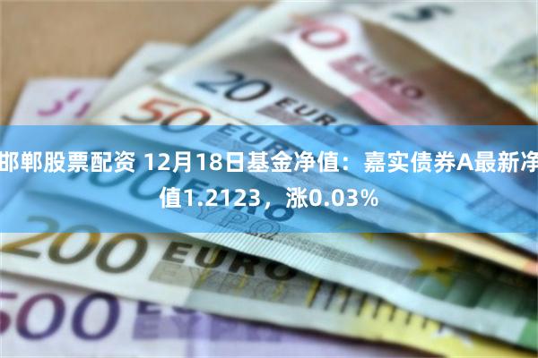 邯郸股票配资 12月18日基金净值：嘉实债券A最新净值1.2123，涨0.03%